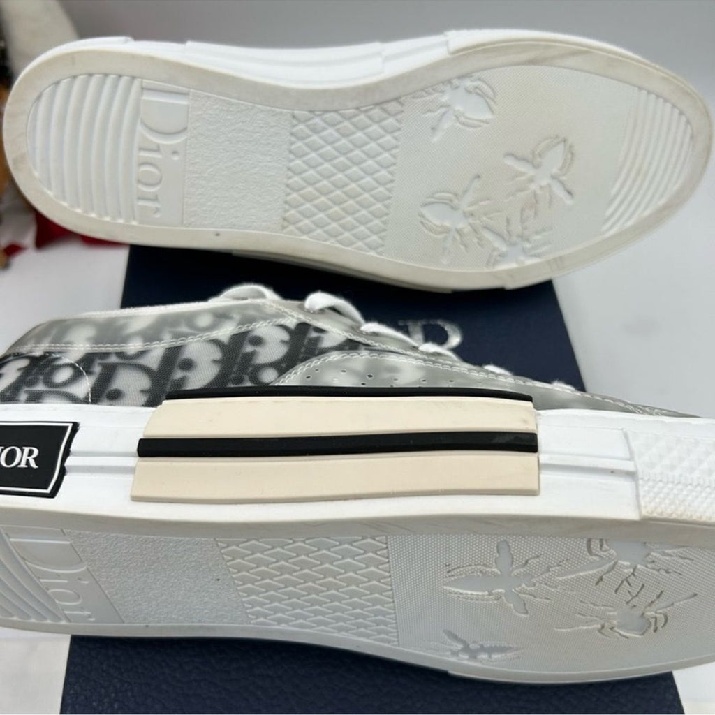 Men's Dior B 23 oblique low top sneakers size 45 made in Italy. PRISTINE