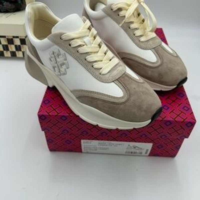 Women's Tory Burch good luck trainer sneakers size 9