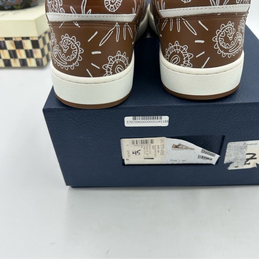 Men's Dior B 27 low Paisley sneakers Rare 
Size 45 
Made in Italy