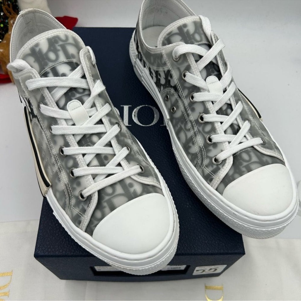 Men's Dior B 23 oblique low top sneakers size 45 made in Italy. PRISTINE