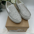 Men's Christian Louboutin spike boat slip on sneaker size 43 made in Italy