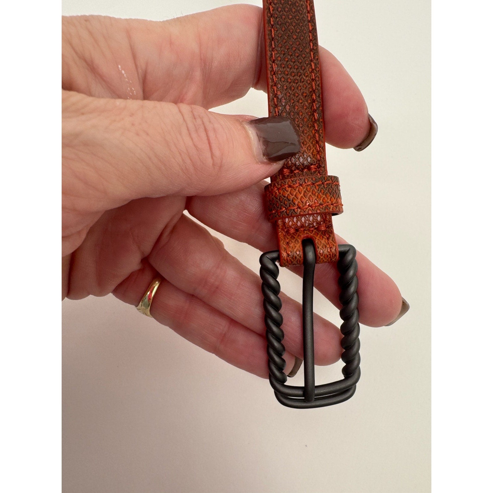 Women's Bottega Veneta Cognac Brown Belt 70 cm / 30 in
