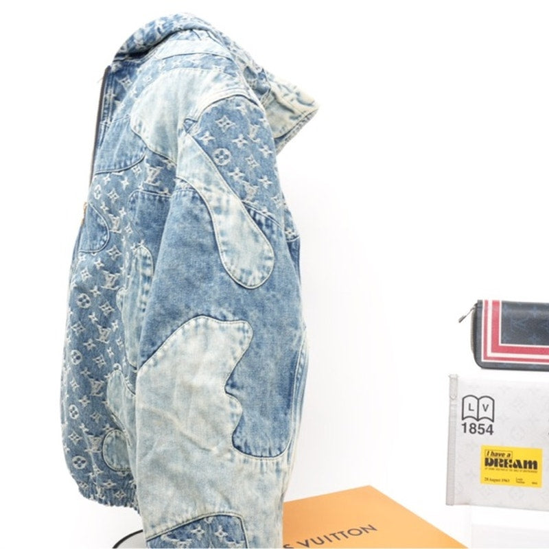 Louis Vuitton x Nigo Monogram Patchwork Denim Hoodie NWT’s size XL