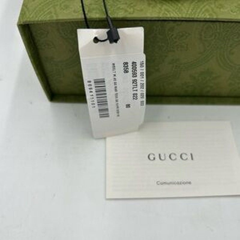 Unisex Gucci GG Marmont, Supreme leather/canvas belt size 80 cm/32 inches