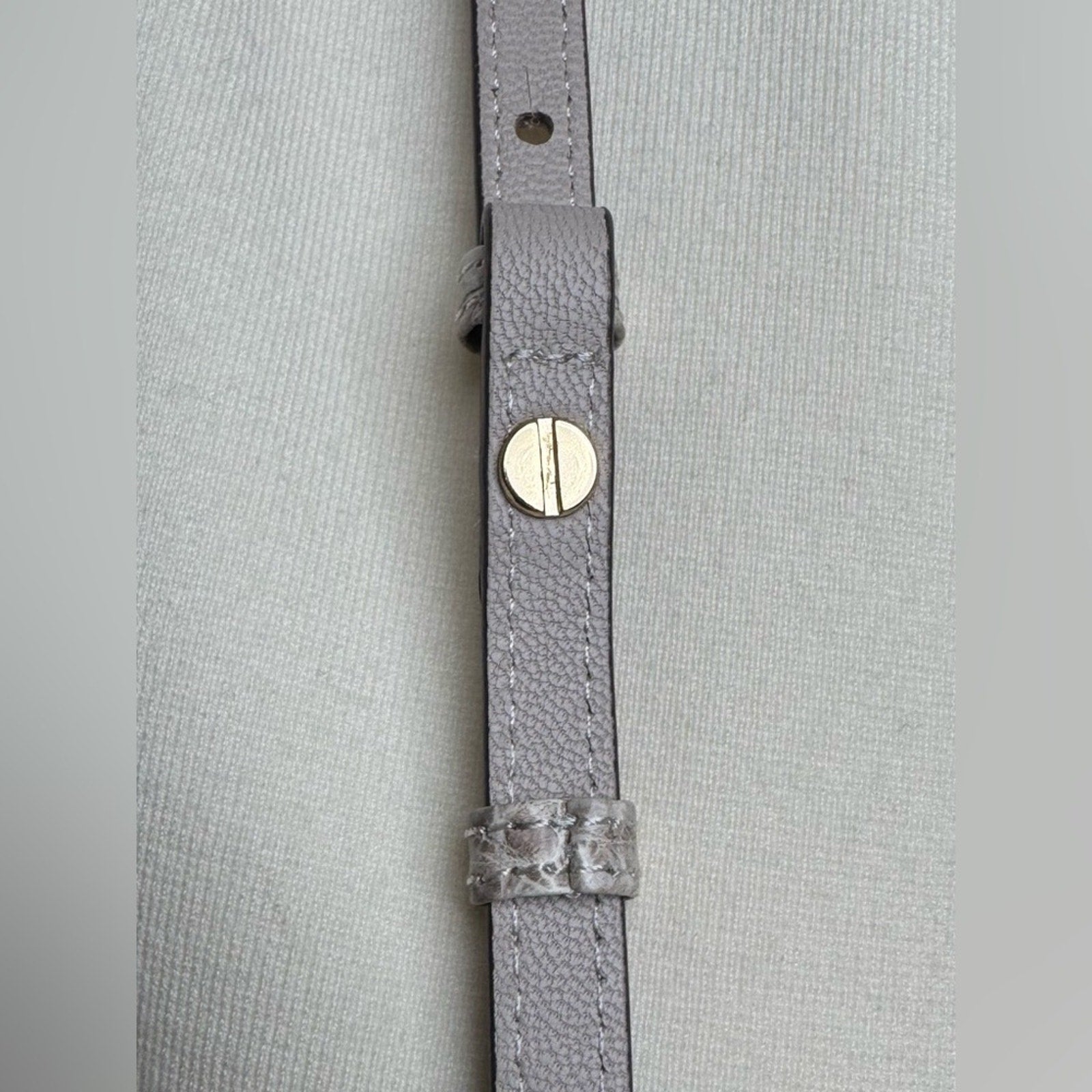 Niloticus crocodile Pelley Lusso two way bag NWT’s blue interior/adjustable strap