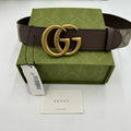 Unisex Gucci GG Marmont, Supreme leather/canvas belt size 80 cm/32 inches
