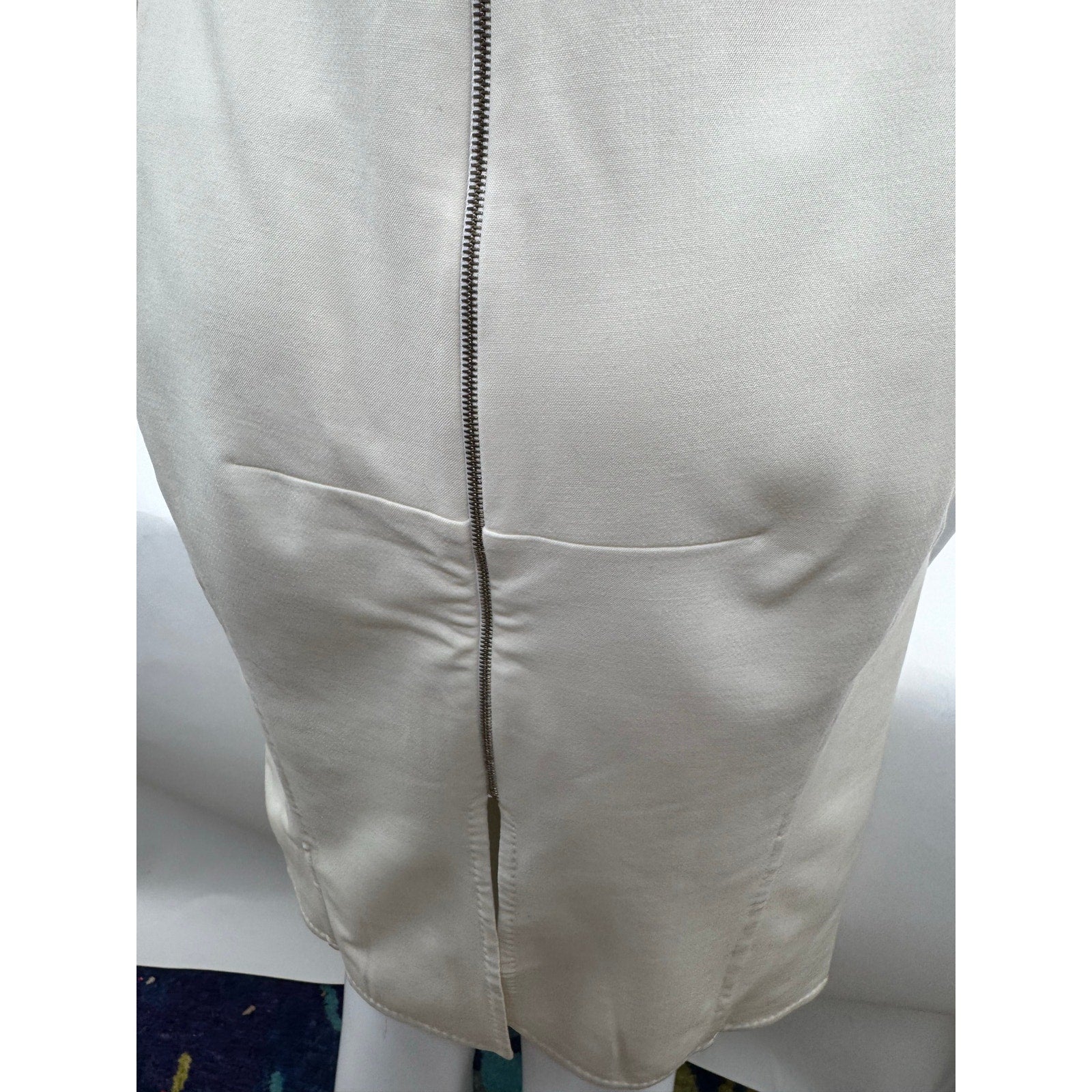 Aquilano Rimondi NWT Cream & Yellow Cap Sleeve Sheath Dress – Size 44