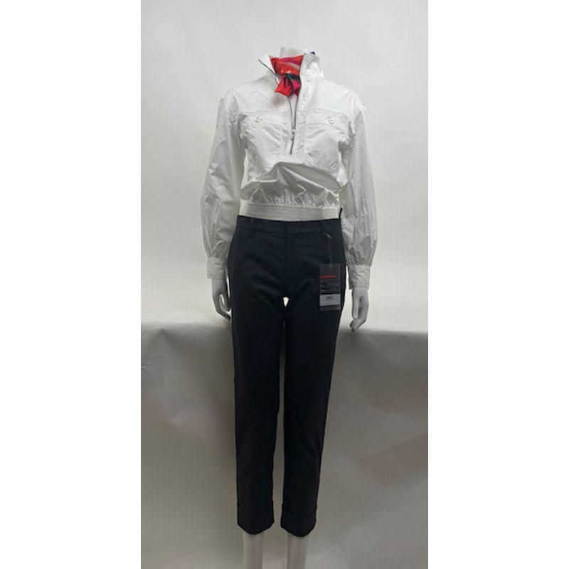 AYR NWT Dockside White Long Sleeve Half Zip Jacket Size XS