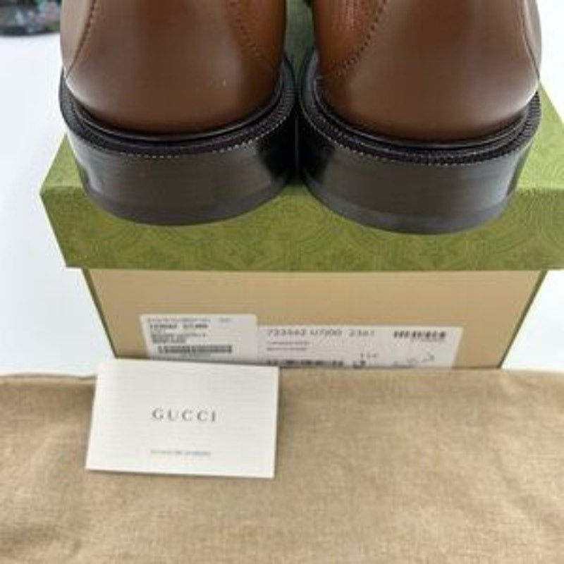 Men's Gucci Horsebit 1953 leather loafers size 11.5 fits 12.5 US made in Italy