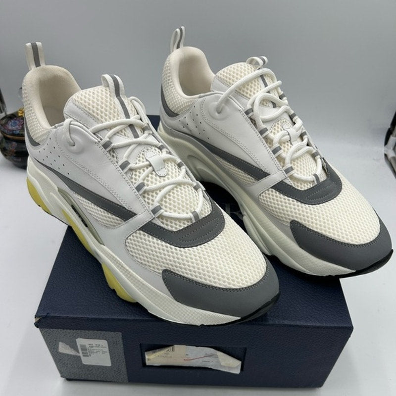Men's Dior B 22 white/gray sneakers size 51 made in Italy
