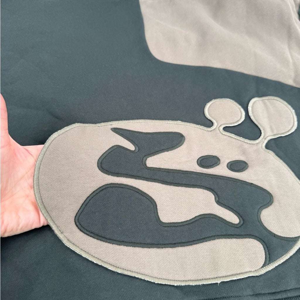 Bandage Boy x Off God collaboration sweatshirt Sz Large Amazing Front pocket NWT