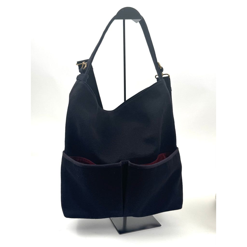 Women’s Margot 3-Way Hobo Bag Black Heavyweight Everyday Bag