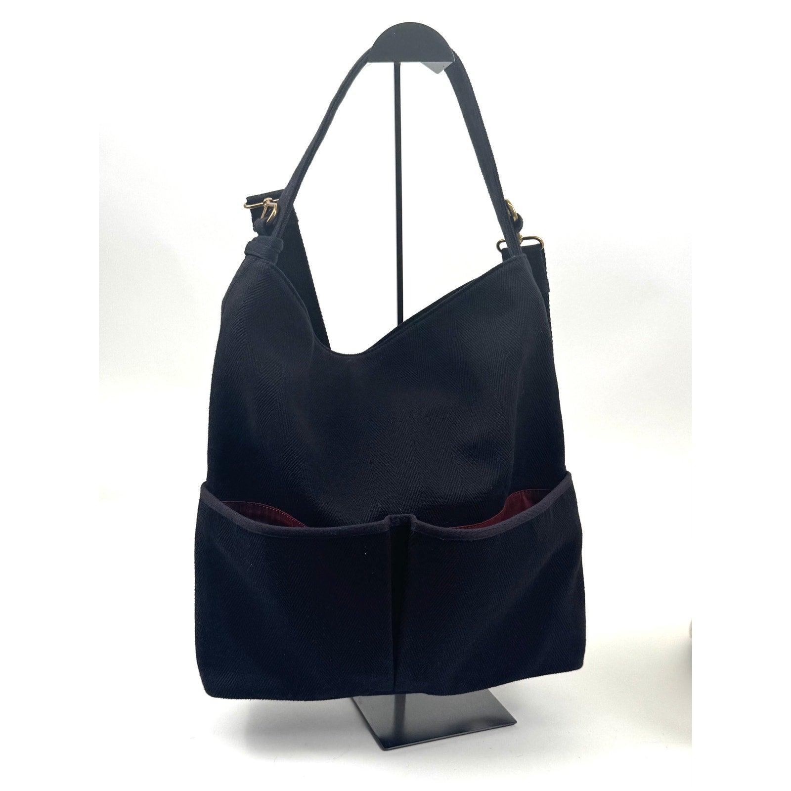 Women’s Margot 3-Way Hobo Bag Black Heavyweight Everyday Bag