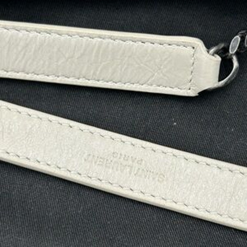 Women's Saint Laurent Ysl NIKI BABY shoulder bag in vintage crinkled leather