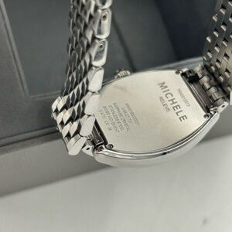 Women's Michelle releve mother of Pearl, diamond steel watch