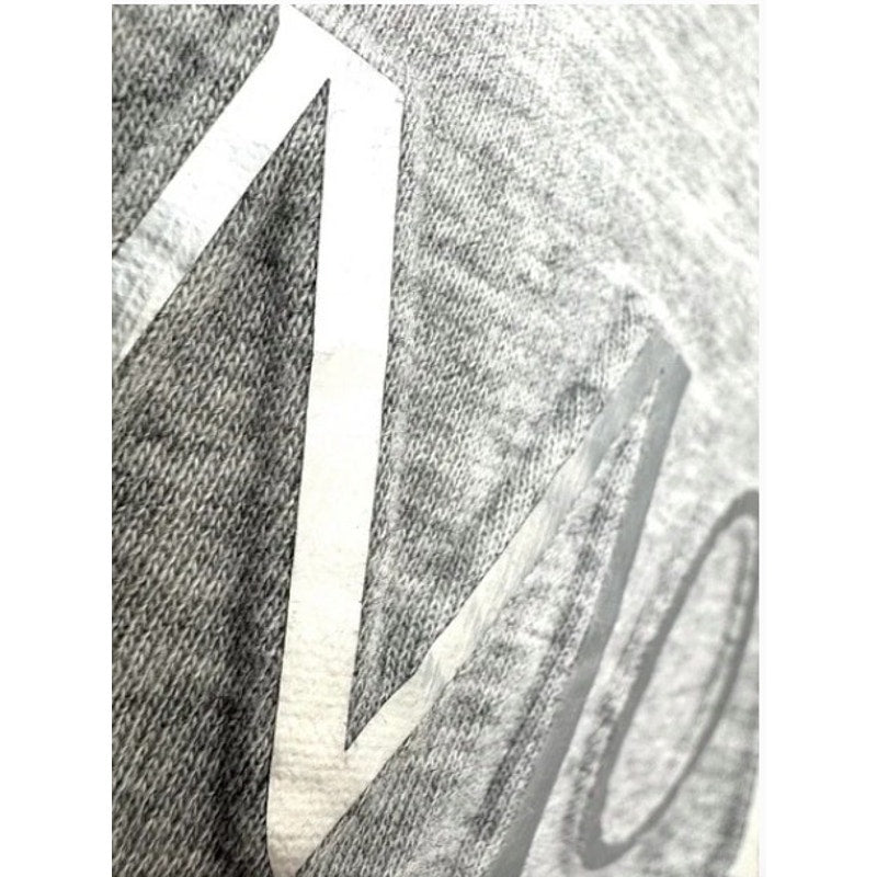 Moncler Men’s 2XL Gray Zip-Up Hoodie – Metallic Puffed Lettering (NWOT)