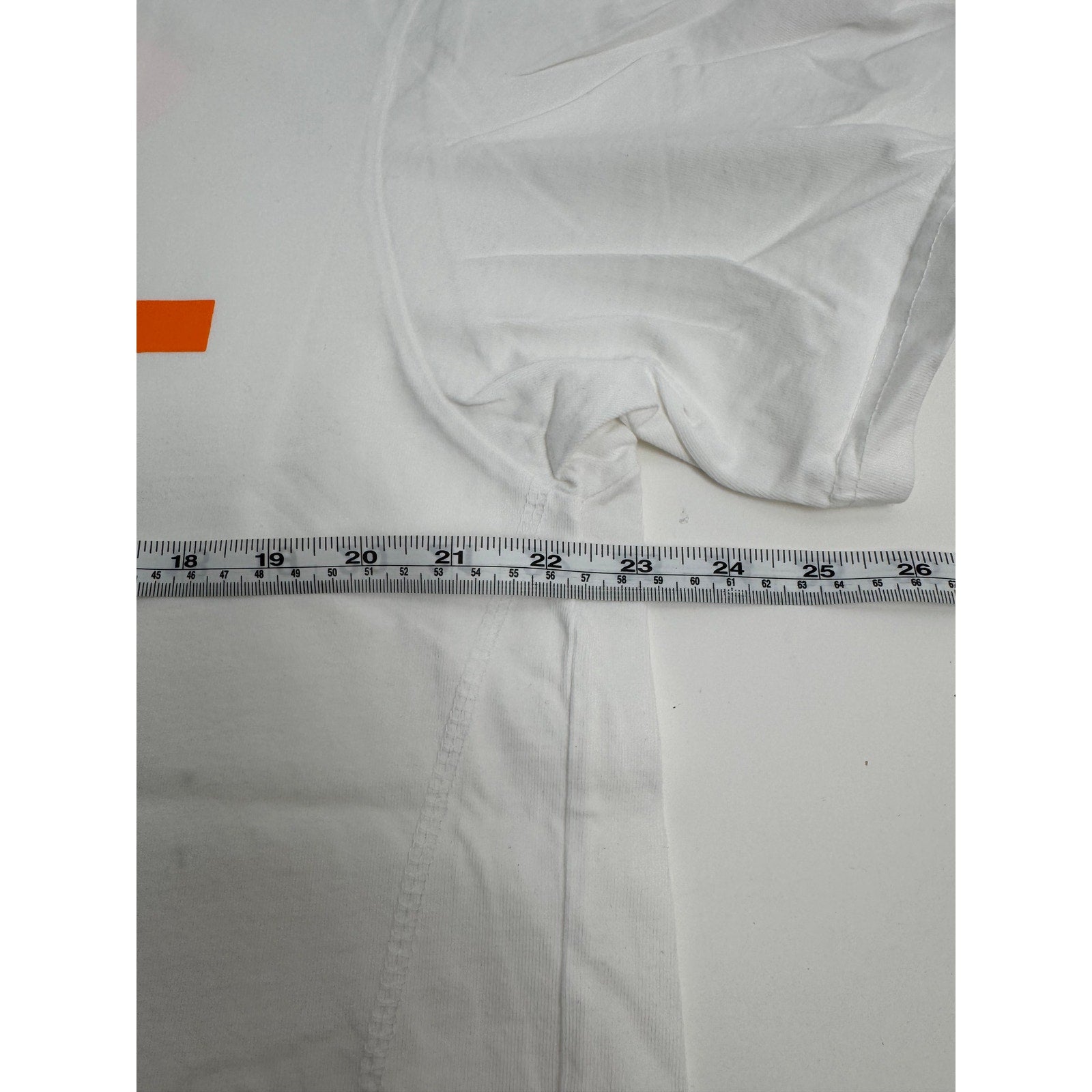 Men's Vlone x Friends NEW White and Orange Short Sleeve T-Shirt Size XL