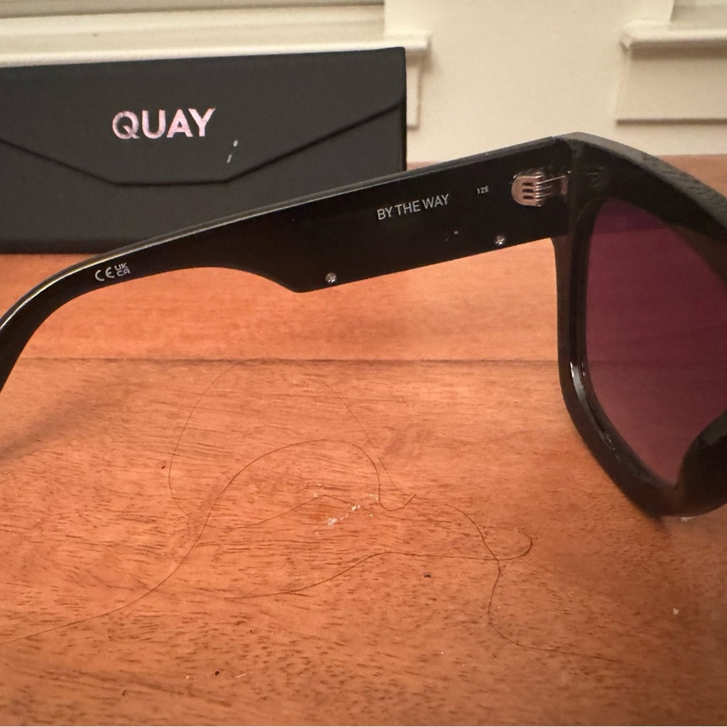 QUAY BY THE WAY sunglasses NWOT’s which are Sold Out This listing for black pair