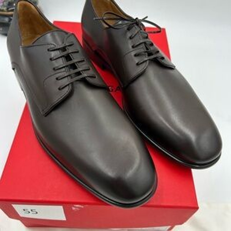 Men's Salvatore Ferragamo Fosco Leather Oxford's size 9E made in Italy