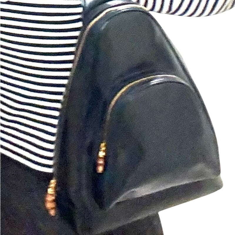 Gucci RARE deep blue sling back w/Tom Ford lines and Bamboo pulls so beautiful