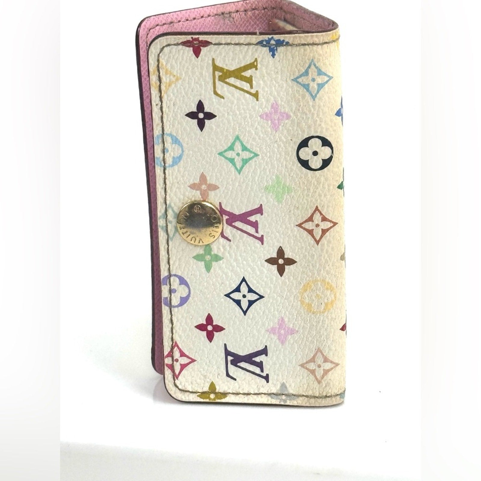 Women, Louis Vuitton Takashi, Murakami monogram
Key case w/snap closure/vintage