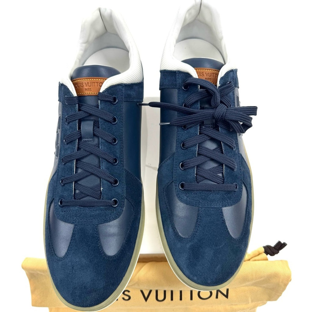 Men’s Louis Vuitton “OFFSHORE”bicolor navy blue LV 8.5 FITS US 9.5, FR 42.5 VNDS