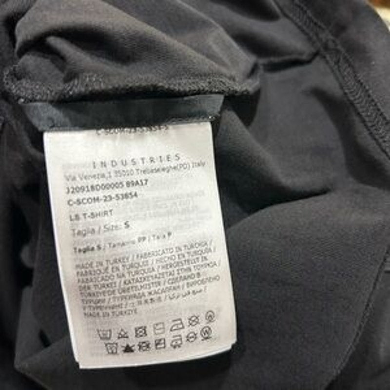 Moncler men's long sleeve cotton T-shirt, size small NWT