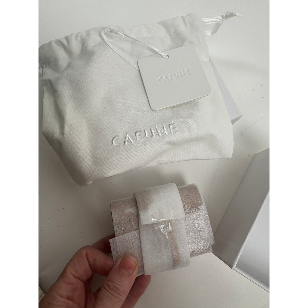 Cafune Stance Pod Leather AirPods Case Neutral Mini Pouch Bag Charm