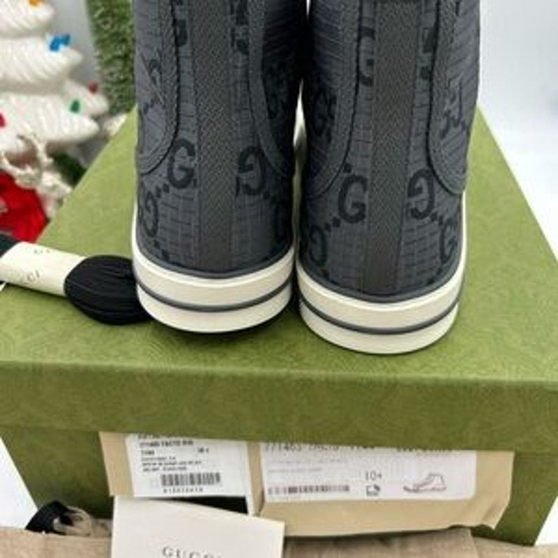 Gucci Men's 1977 tennis High-Top Sneakers size 10.5 made in Italy