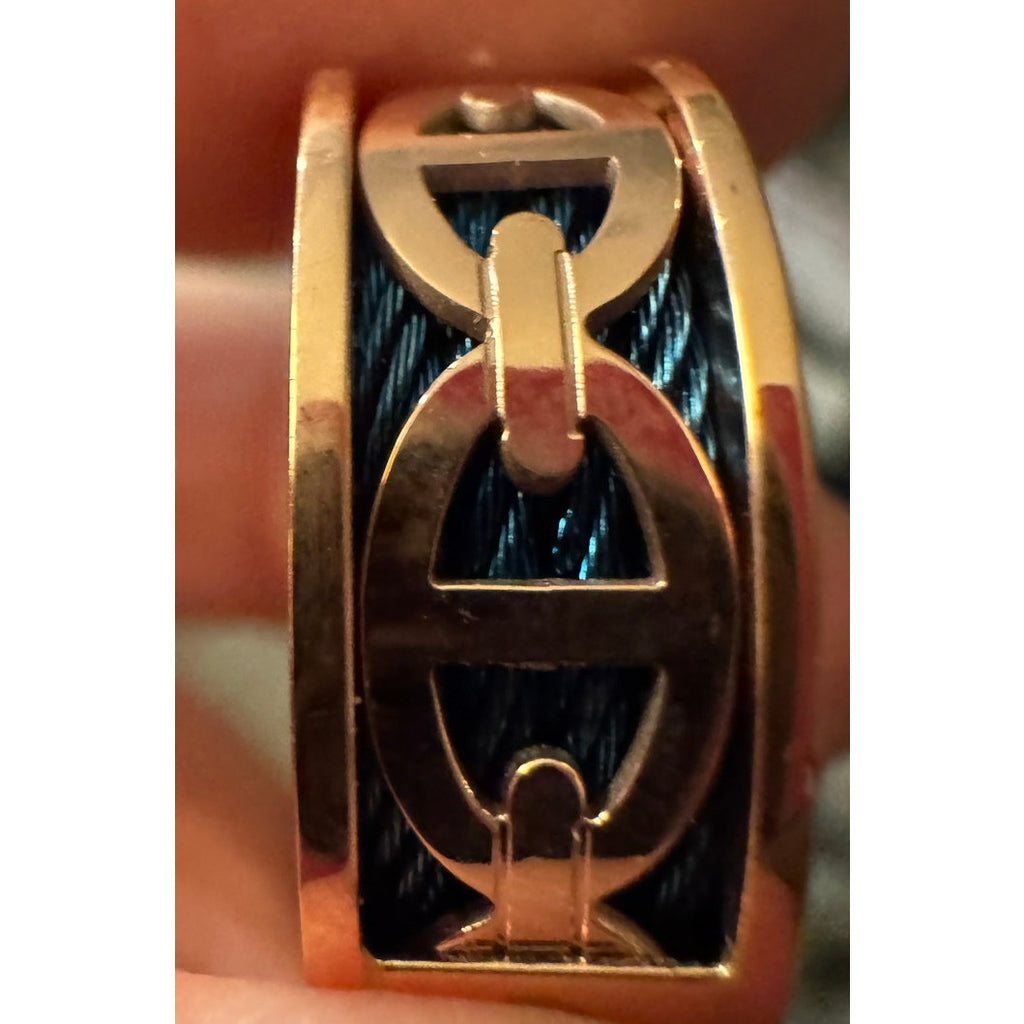 Charriol Forever Marine Full Inclusion Ring Size 8