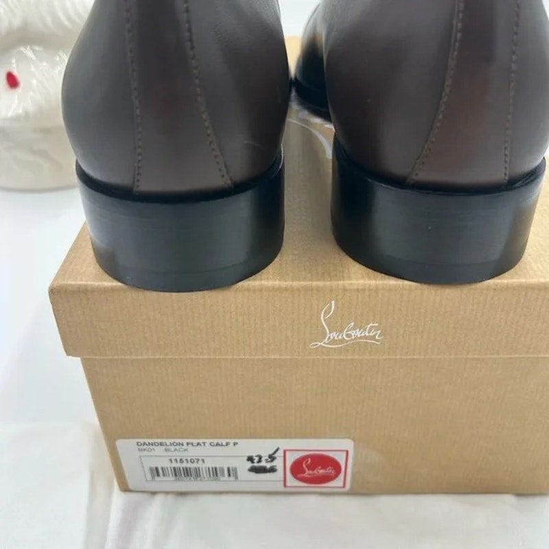 Men's Christian Louboutin chambeliss Derby shoes size 42.5 made in Italy