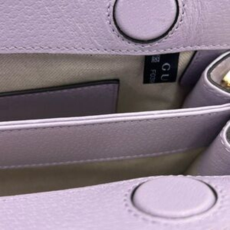 Gucci women's Ophedia jumbo GG canvas, shoulder bag with gold tone chain strap