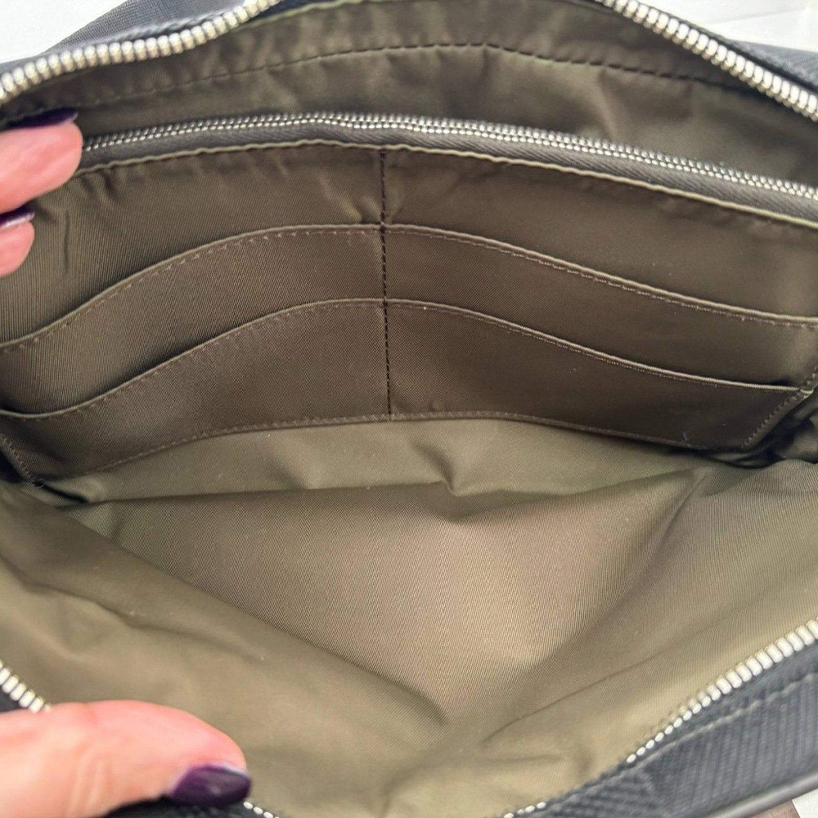 LV Black Damier Ebene Geronimos Cross Body Fanny Pack Bum Bag- READ DESCRIPTION