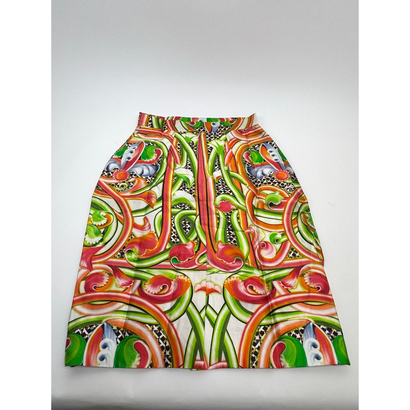 Peter Pilotto NWT Silk Floral Pencil Skirt US 4 UK 8 Multicolor Designer