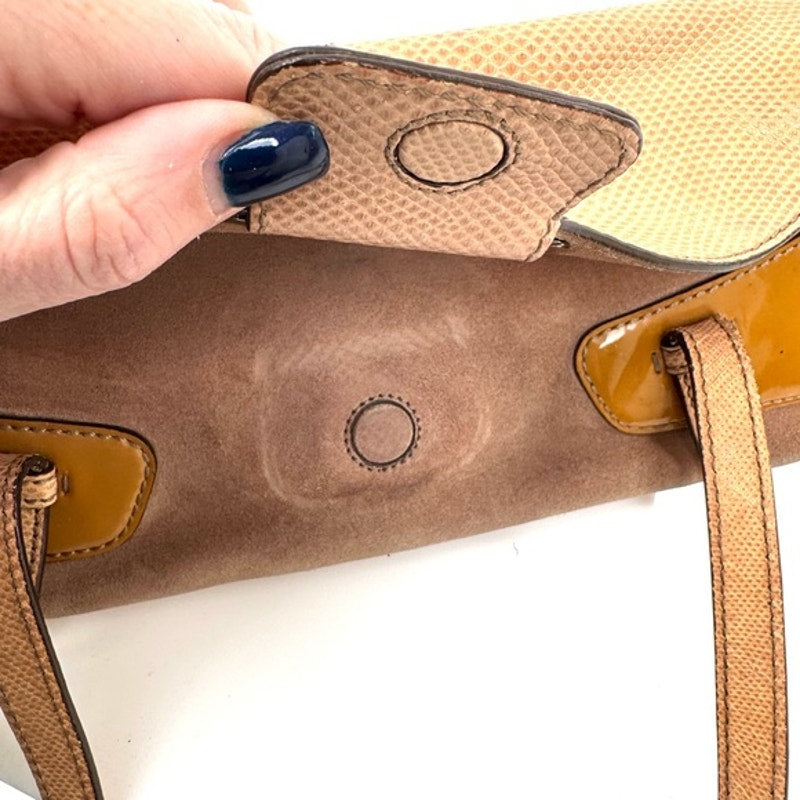 Tod's Brown Suede Shoulder Bag