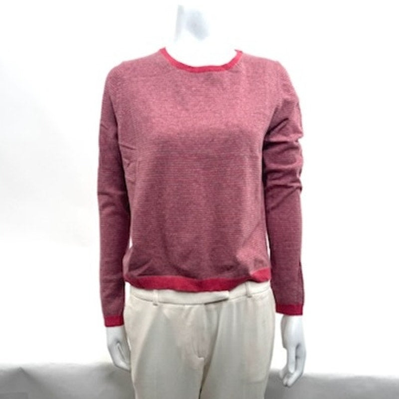 Theory NWT Pink Hidi Fine Haven Wool Cashmere Sweater Size M