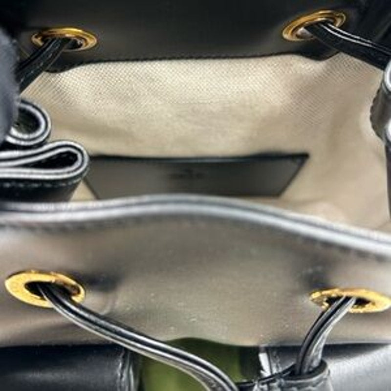 Gucci leather bamboo backpack made in Italy NWT