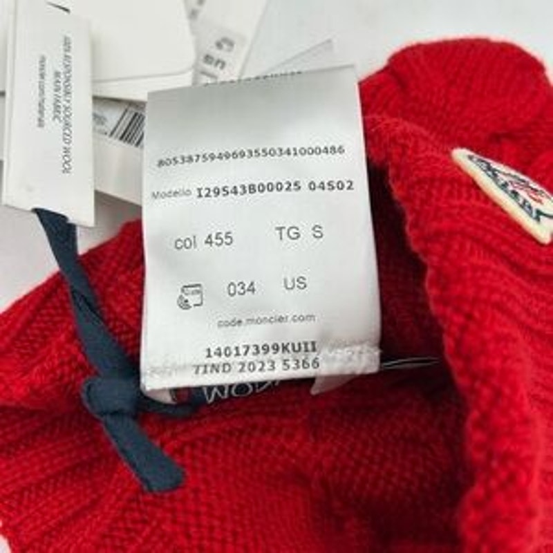 Kids Moncler knit beanie size small