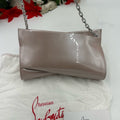 Women's Christian Louboutin LOUBITWIST patent Leather clutch/shoulder bag