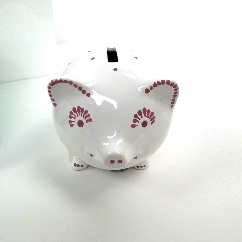 Tiffany & Co.Piggy Bank, NIB, original key and lock w/hallmark painted SOLD OUT