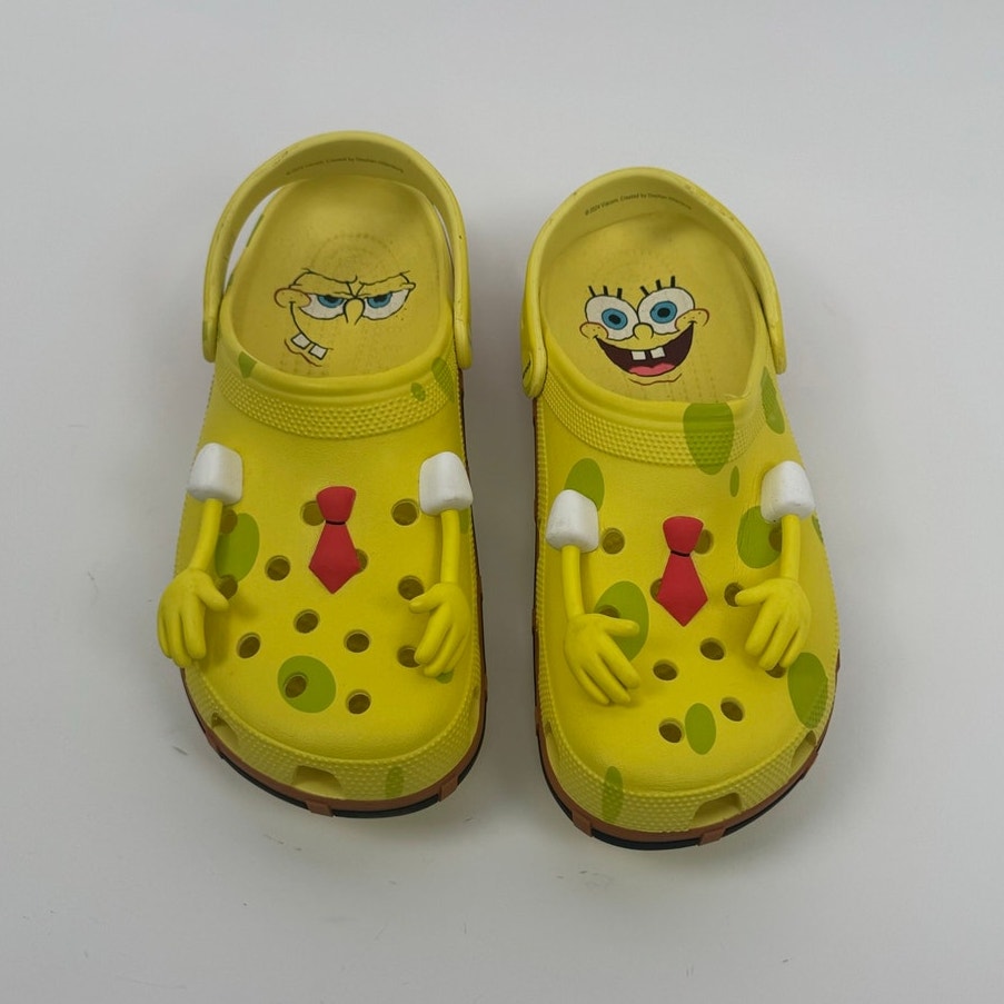 Men's Crocs x SpongeBob SquarePants Special Edition Classic Clogs Size 13