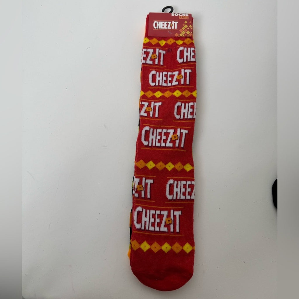 Cheeze It socks 2 pack men’s size 8-12