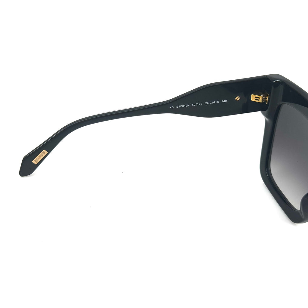 Just Cavalli NWOT Logo Plaque Reptile Arm SJC019K Oversized Limo Tint Sunglasses