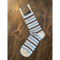 Saks Fifth Avenue NWT Men's Multicolor Cotton Dress Socks One Size Made in Italy