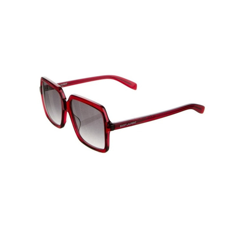 Yves Saint Laurent NWT’s maroon square frame with smoke gradient lenses