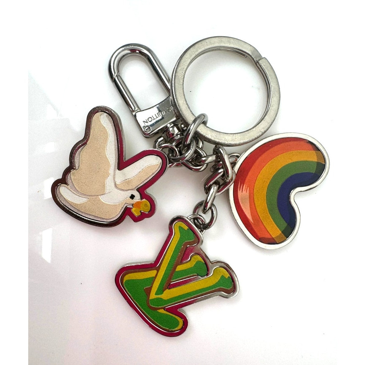 Louis Vuitton Good Vibes Rainbow Virgil Abloh Era Rare Bag Charm