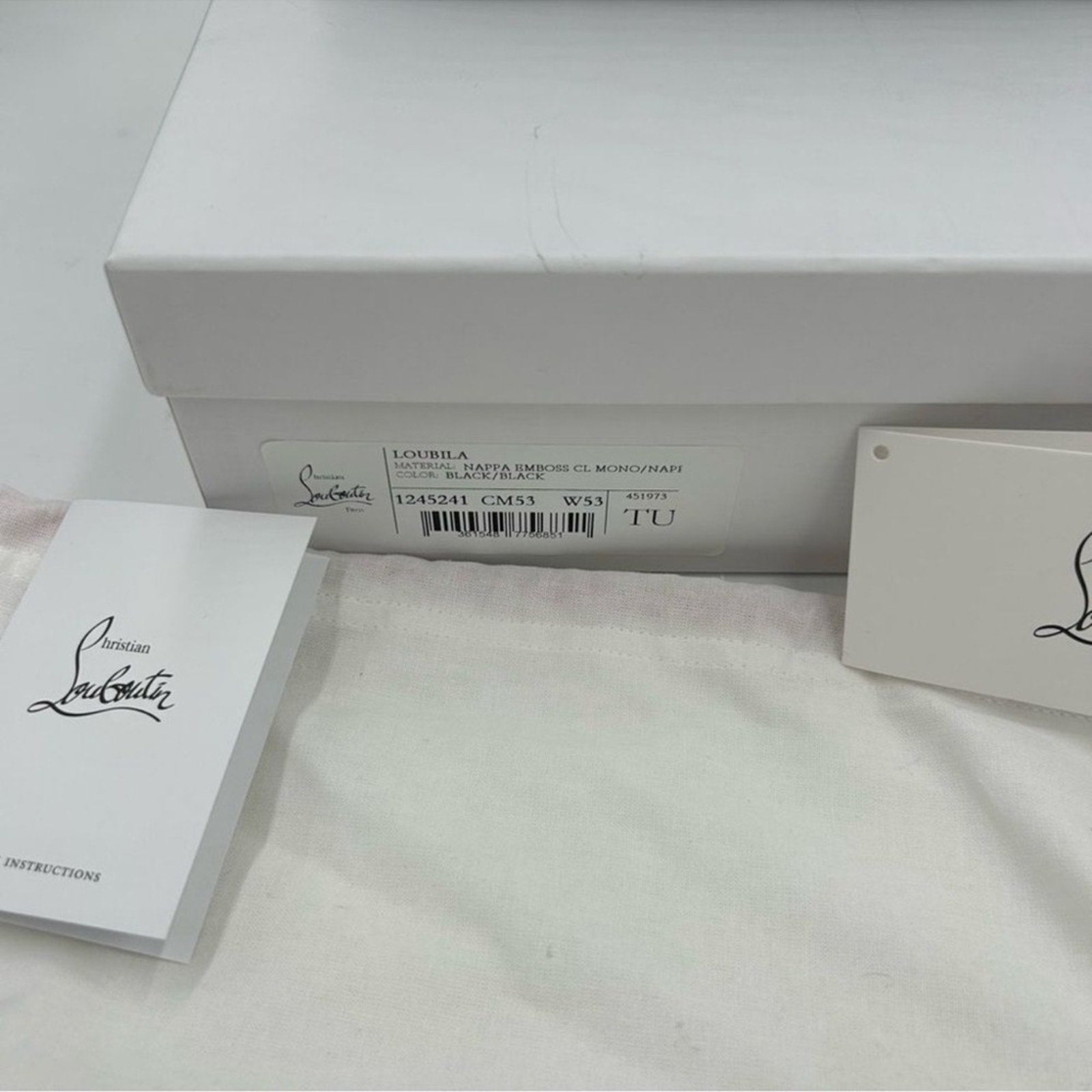 Women's Christian Louboutin shoulder bag CL embossed Napa Leather 
Made in Italy