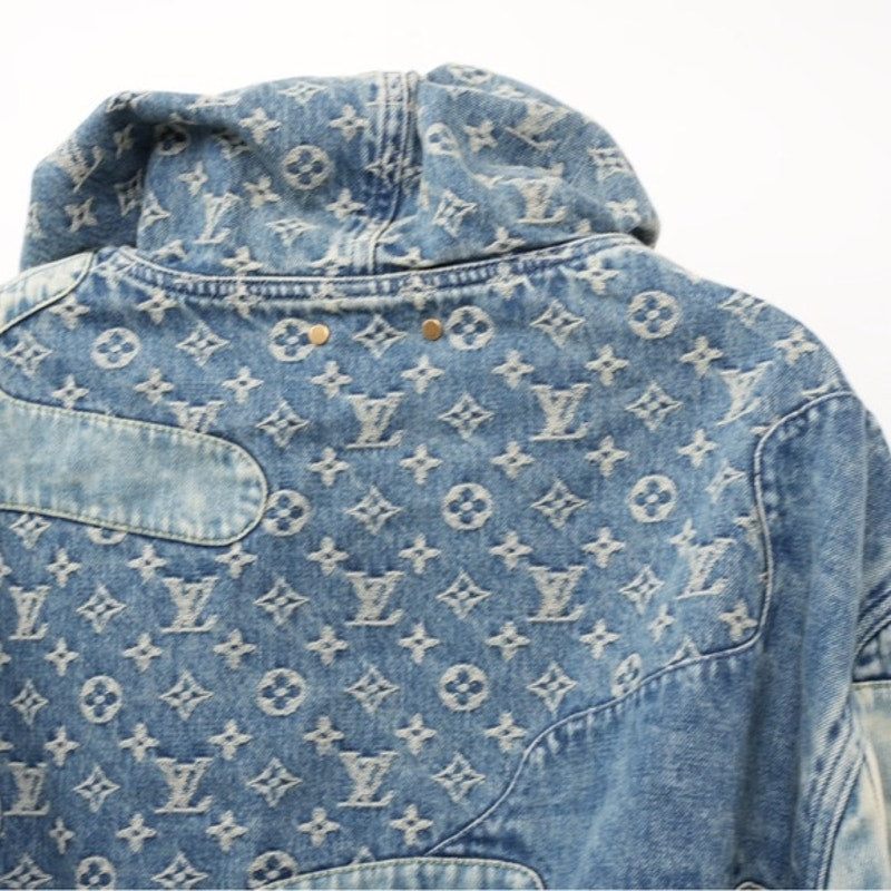 Louis Vuitton x Nigo Monogram Patchwork Denim Hoodie NWT’s size XL