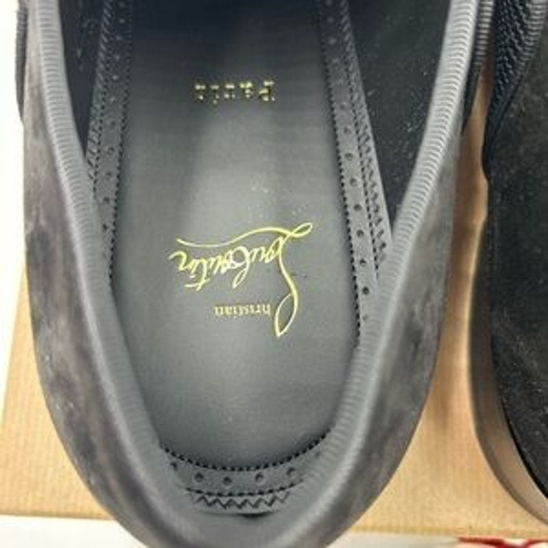 Christian Louboutin Mens Greggo flat Oxford size 46.5 made in Italy