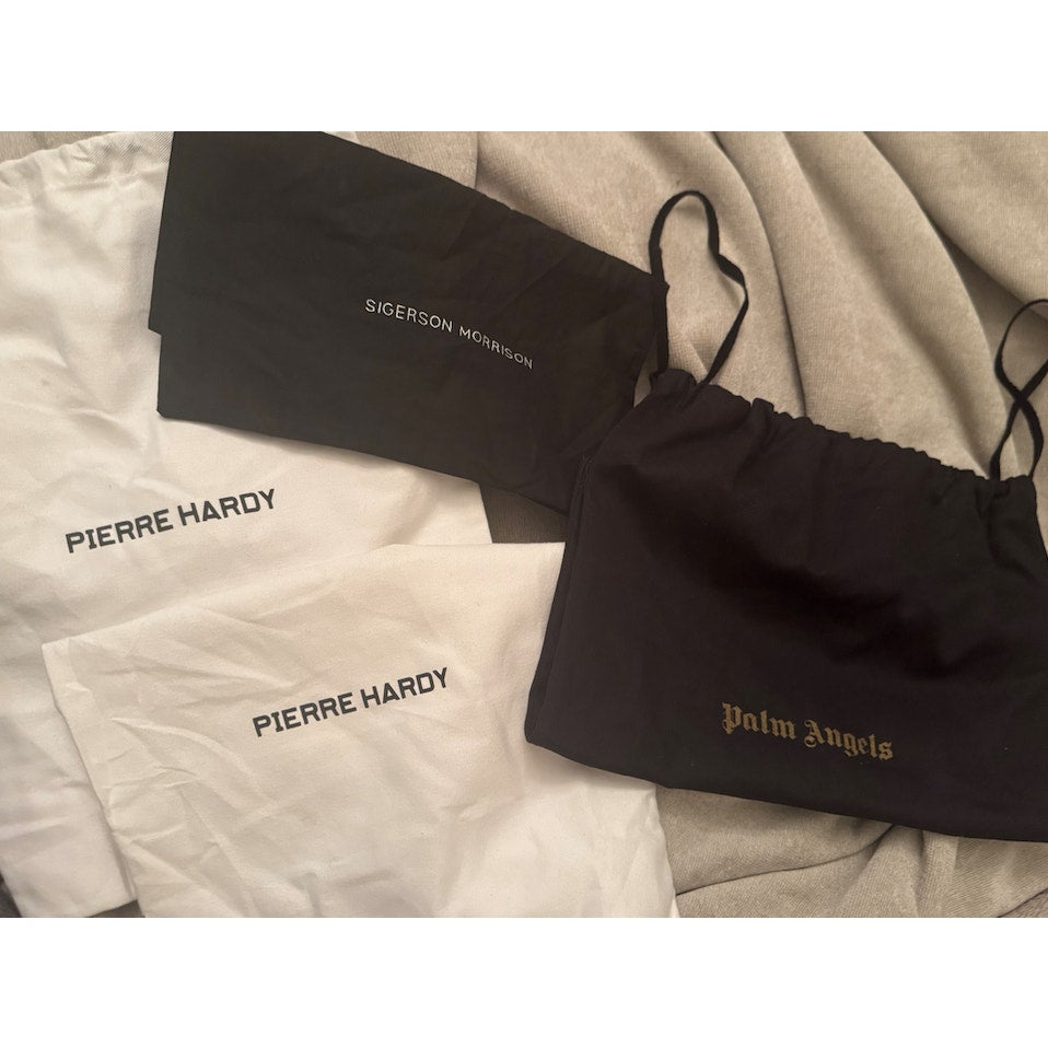 Luxury Designer Dust Bag Lot LV Dior Chanel Gucci Prada YSL Celine Hermes 196 Pc